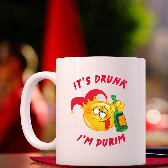 Funny Jewish Holiday Es ist Betrunken, dass ich Pu Kaffeetasse (Von Creator hochgeladen)