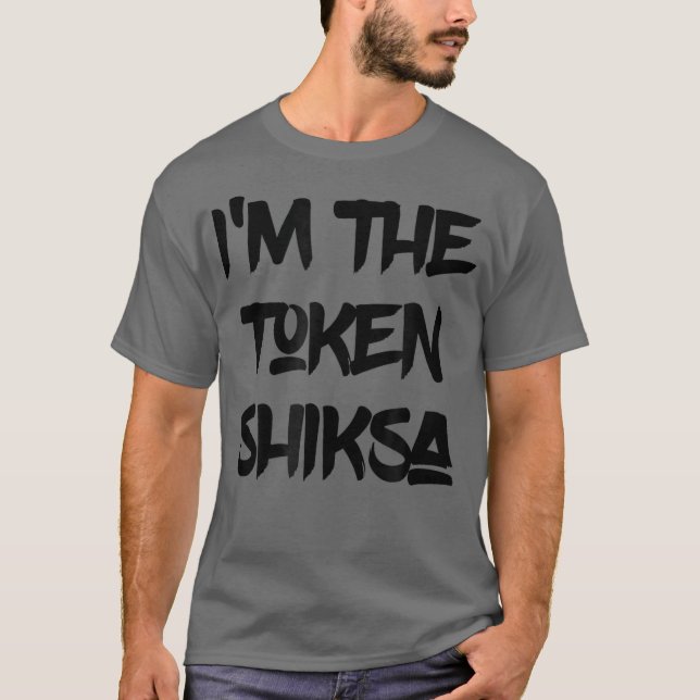 Funny Jewish Shiksa Hebrew Yiddish T-Shirt (Vorderseite)