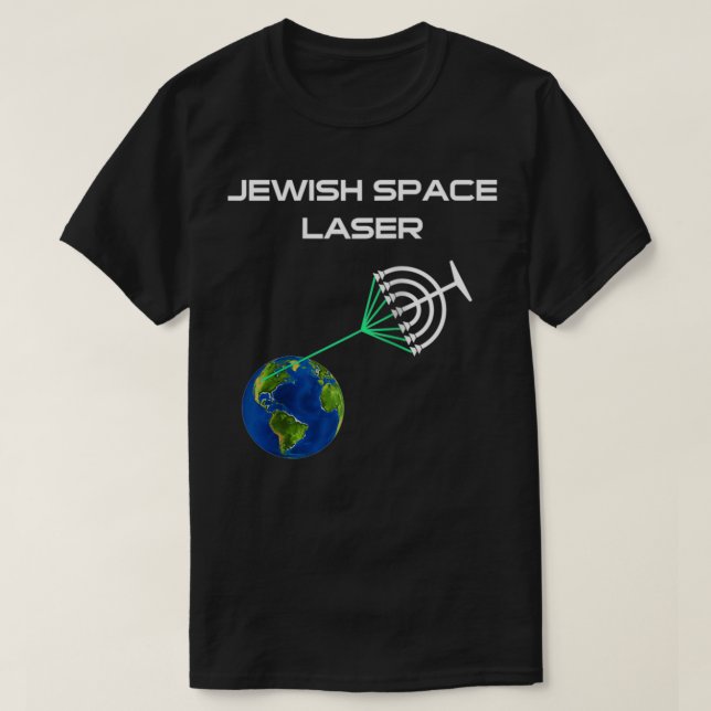 Funny Jewish Space Laser Lazer  Tee Congress Woman (Design vorne)