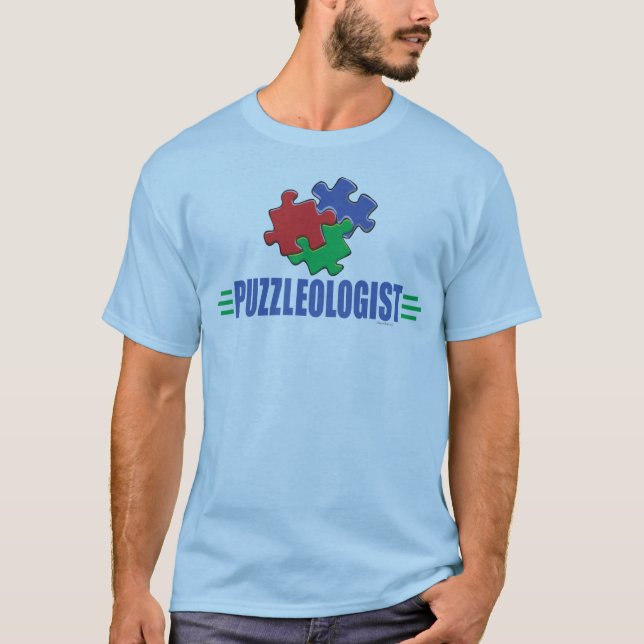 Funny Jigsaw Puzzle T-Shirt (Vorderseite)