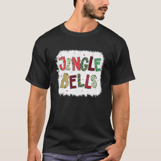 Funny Jingle Bells Christmas Family Pajama Bleach T-Shirt