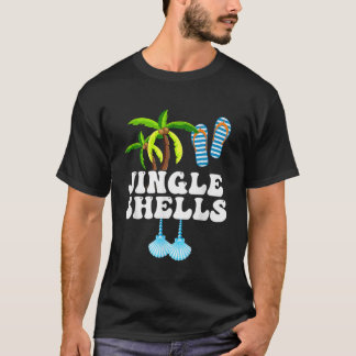 Funny Jingle Muscheln Weihnachten im Juli Beach Va T-Shirt