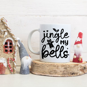 Funny Jingle My Bells Zweifarbige Tasse