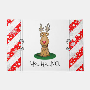 Funny Jingle This Red Nose Rentier Hund Niedlich Fußmatte