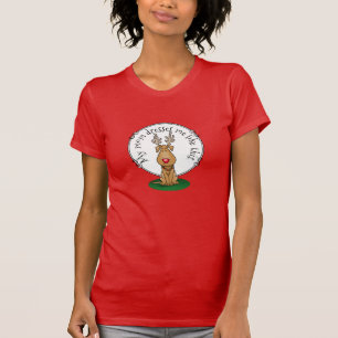 Funny Jingle This Red Nose Rentier Hund Niedlich T-Shirt