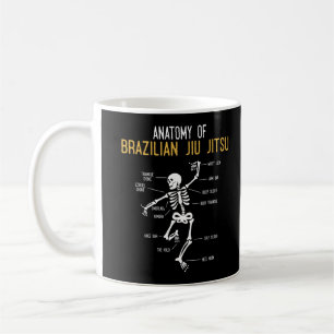 Funny Jiu Jitsu Fighter Anatomy BJJ Training Spaß Kaffeetasse