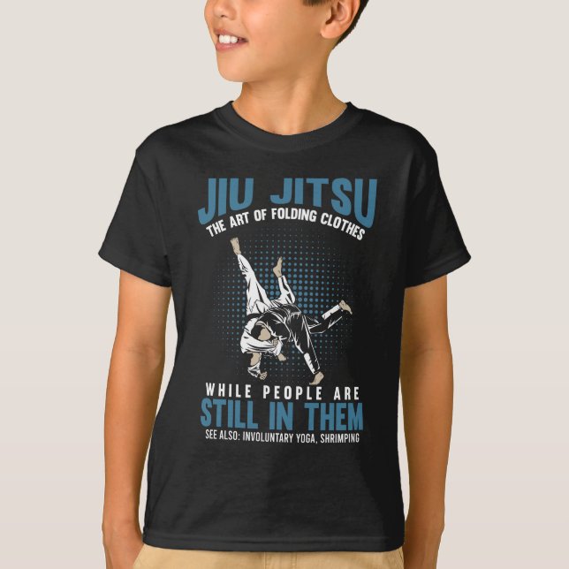 Funny Jiu Jitsu Fighters BJJ Training Spaß T-Shirt (Vorderseite)