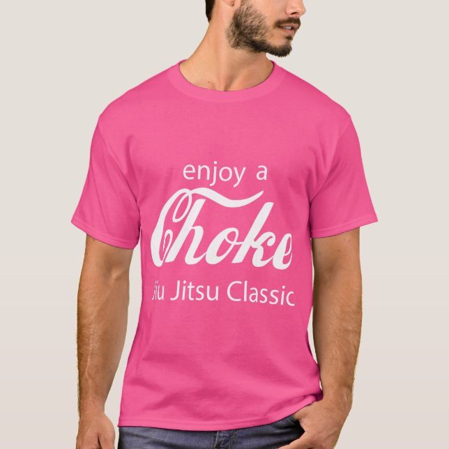 Funny Jiu Jitsu genießt eine Choke Hold Unique Wre T-Shirt (Vorderseite)