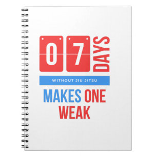 Funny jiu jitsu Kampfsport Notizblock