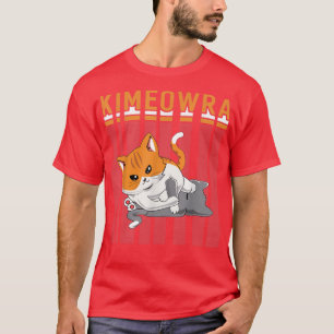 Funny Jiu Jitsu Kimura Kimeowra Cat T-Shirt