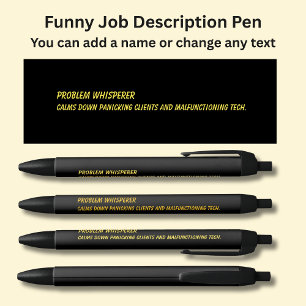 Funny Job Title - Problem Whisperer Kugelschreiber