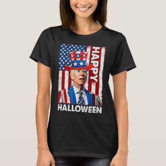 Funny Joe Biden 4. Juli Glücklichen Halloween Amer T-Shirt