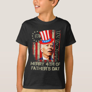 Funny Joe Biden 4. Juli Merry 4. des Vaters T-Shirt