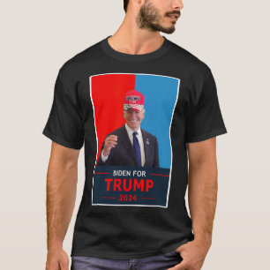 Funny Joe Biden für Trump 2024 Wahlen tragen eine  T-Shirt