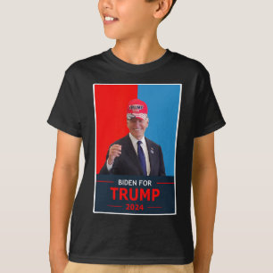 Funny Joe Biden für Trump 2024 Wahlen tragen eine  T-Shirt