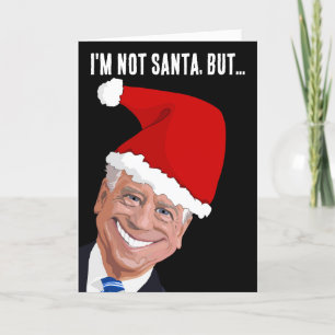 FUNNY JOE BIDEN LIEBEN KIDS CHRISTMAS CARDS FEIERTAGSKARTE