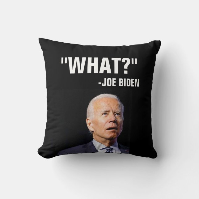 FUNNY JOE BIDEN PILLOWS KISSEN (Vorderseite)
