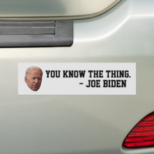FUNNY JOE BIDEN SIE KENNEN DAS, WAS AUTOAUFKLEBER