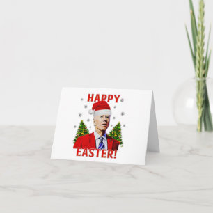 Funny Joe Biden verwirrte glückliche Ostern Karte
