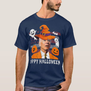 Funny Joe Biden verwirrte glückliches Halloween fü T-Shirt