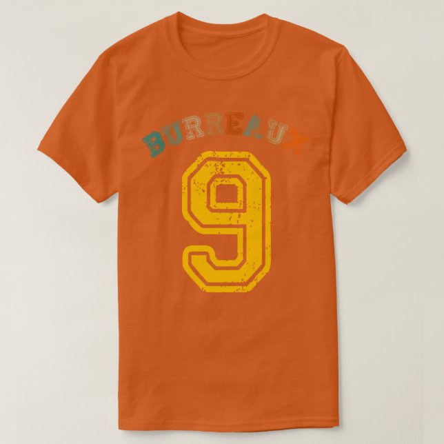 Funny Joe Burreaux 9 Fan Gear Camiseta De Futbol T-Shirt (Design vorne)