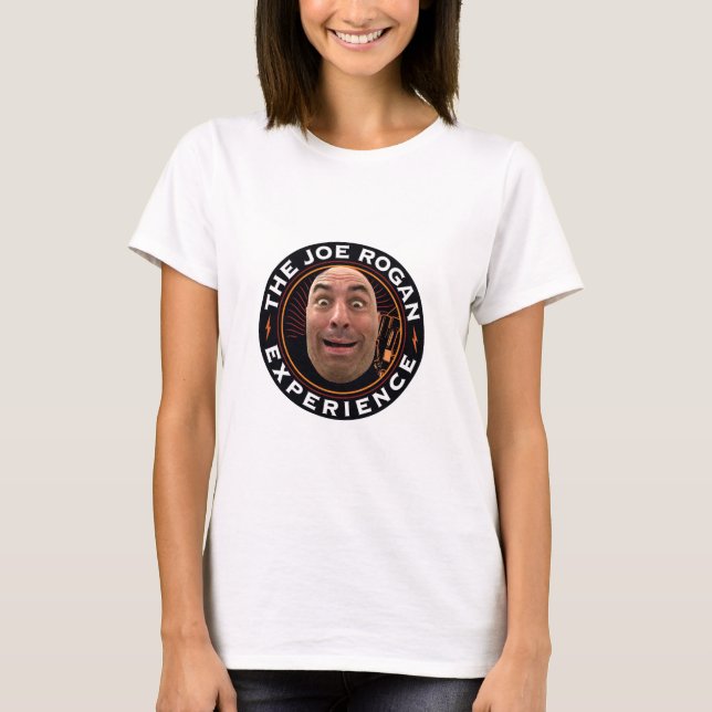 Funny Joe Rogan Podcast Logo T-Shirt (Vorderseite)