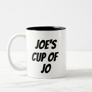 Funny Joe's Cup des Jo-Kaffeekonzerns Zweifarbige Tasse