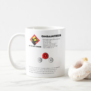 Funny Joke Dihydrogenmonoxid (H2O) Chemie Kaffeetasse