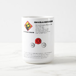Funny Joke Dihydrogenmonoxid (H2O) Chemie Kaffeetasse