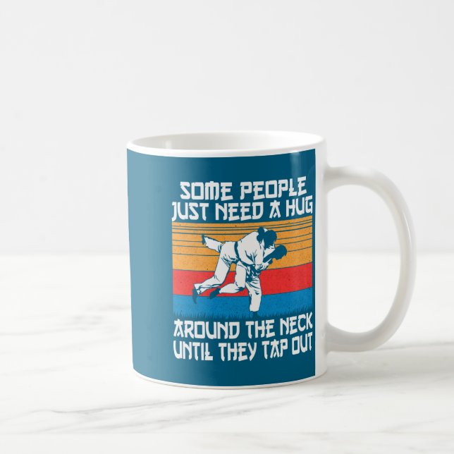 Funny Judo Jiu Jitsu Martial Arts Humor  Kaffeetasse (Rechts)