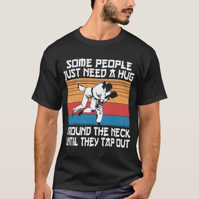 Funny Judo Jiu Jitsu Martial Arts Humor T-Shirt (Vorderseite)