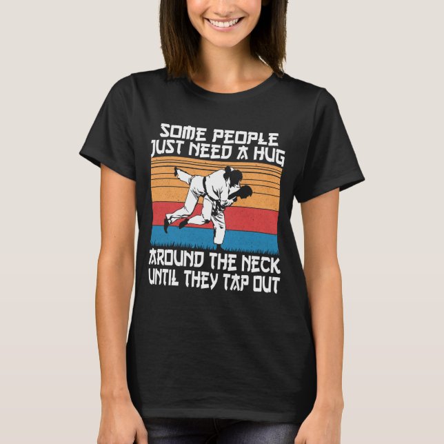 Funny Judo Jiu Jitsu Spaß für Kampfkunst T-Shirt (Vorderseite)