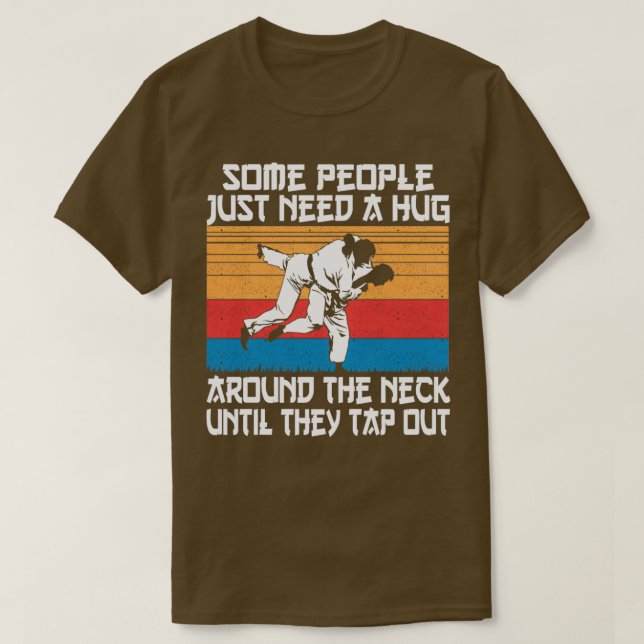 Funny Judo Jiu Jitsu Spaß für Kampfkunst T-Shirt (Design vorne)