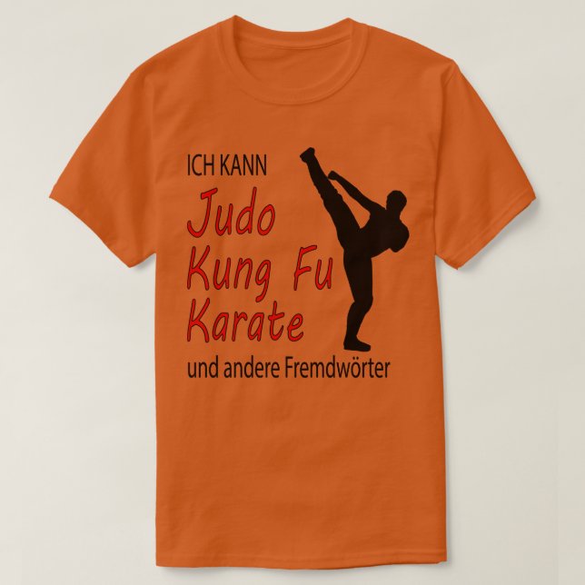 Funny Judo Kung Fu d Martial Arts Geschenk 5 T-Shirt (Design vorne)