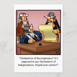 Funny July 4. Party Einladung