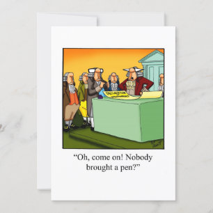 Funny July 4. Party Einladung