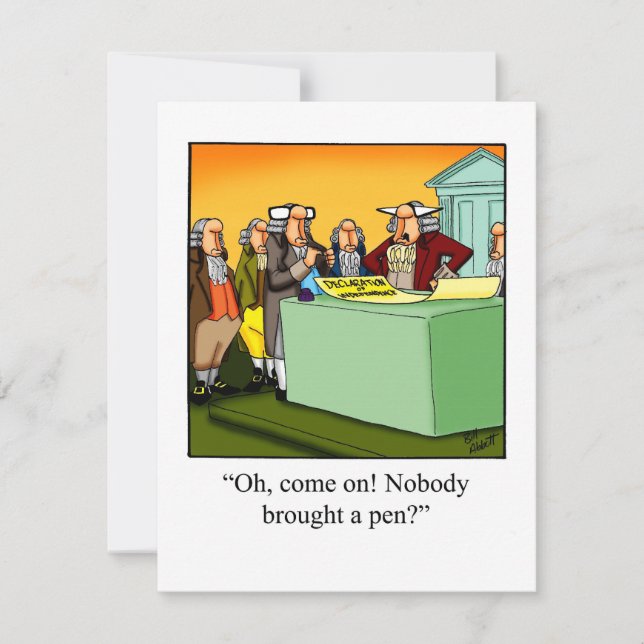 Funny July 4. Party Einladung (Vorderseite)