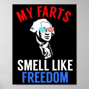 Funny July 4. Party - Funny George Washington T-Sh Poster