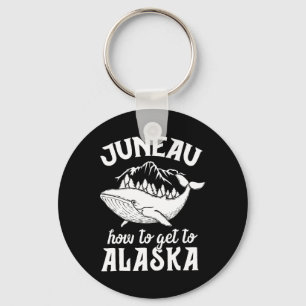 Funny Juneau Alaska Joke Pun Cruise Family Vacatio Schlüsselanhänger