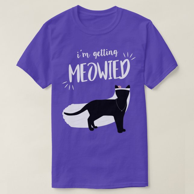 Funny Junggeselinnen-Abschied Grafik mit cat quotM T-Shirt (Design vorne)