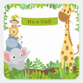 Funny Jungle Animations Ankündigungen Sticker