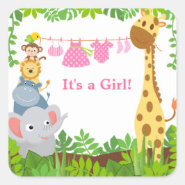 Funny Jungle Animations Ankündigungen Sticker