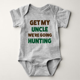 Funny Junting Jersey Bodysuit for Baby by Uncle Strampler