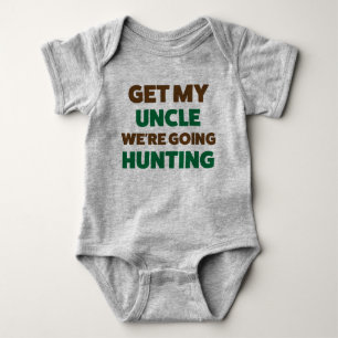 Funny Junting Jersey Bodysuit for Baby by Uncle Strampler