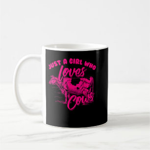 Funny Just Girl Who Liebe Cow Gabe Frauen Kinder C Kaffeetasse