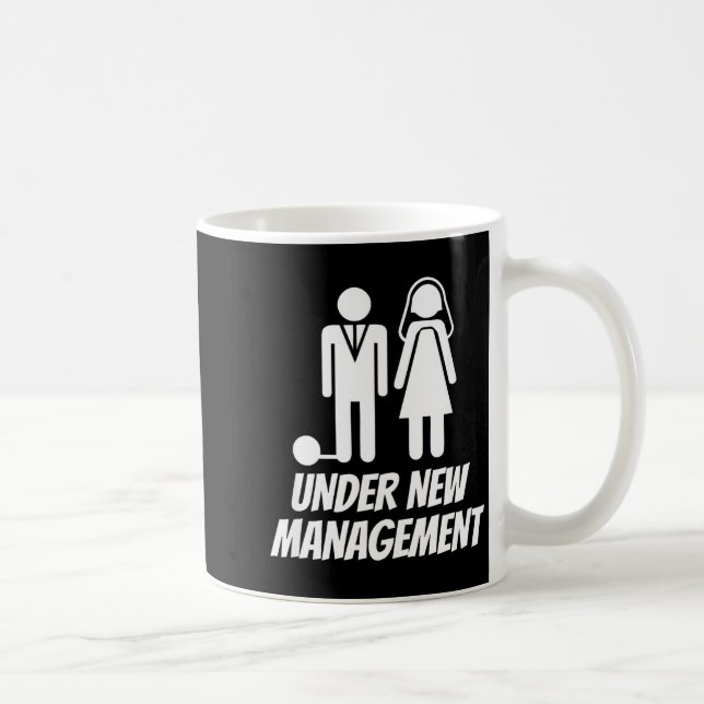 Funny Just Married , Fun Newlywed Gag For Men  Kaffeetasse (Rechts)