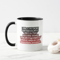 Funny Just Sprichwort Offensive Zitat Black Red Co