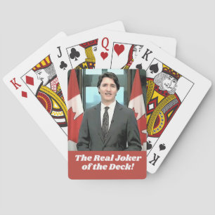 Funny Justin Trudeau Premierminister Kanada Joker Spielkarten