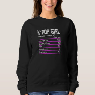 Funny K-Pop Girl Idols Bias Südkorea Mus Sweatshirt