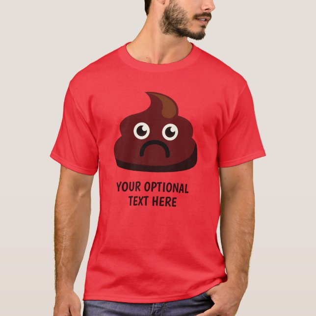 Funny KACKTE benutzerdefinierte Text-Shirts & Jack T-Shirt (Vorderseite)